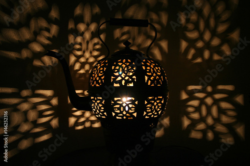 Lamp arabic style with shadow
