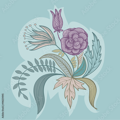 Abstract floral backgrund