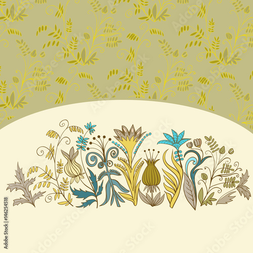 background Stylized flowers