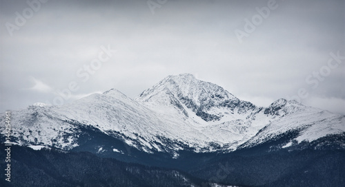 Mountain landscape, Retezat mountains.