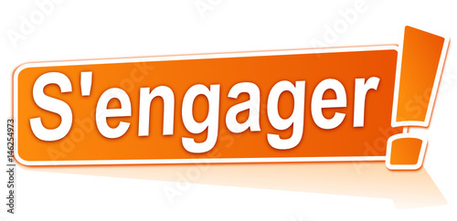 s'engager sur étiquette orange