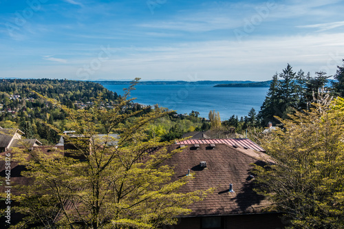 Foto Puget Sound Landscape In Spring