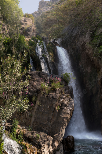 Details of the sources of the river Algar in the province of Alicante, Spain.