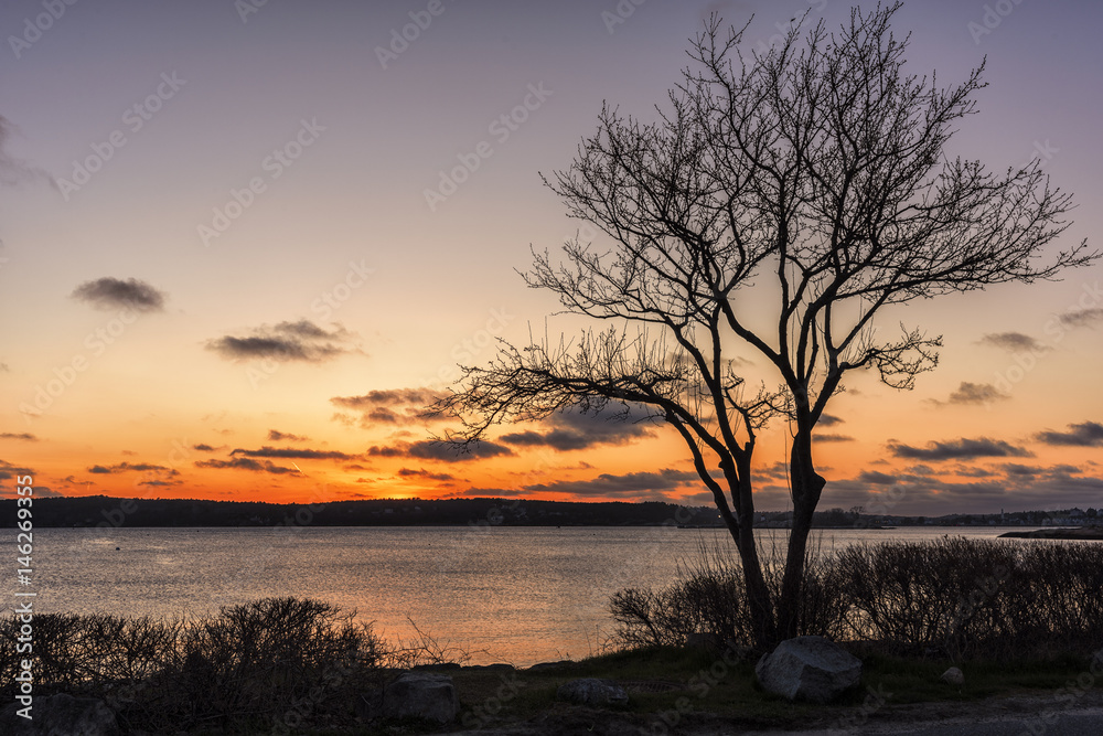 Sunset Niles Beach