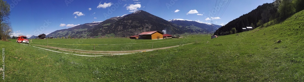 feuerwehrübung im zillertal