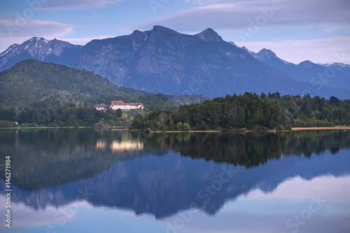 View of Lao Lao villa, Lake Perito Moreno, Bariloche, Argentina