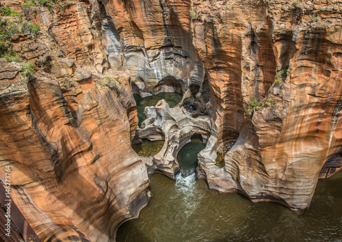 Landscape at the Blyde River Canyon, Bourke’s Luck Potholes
