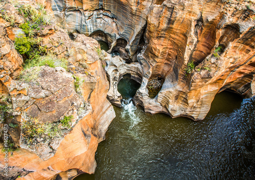 Landscape at the Blyde River Canyon, Bourke’s Luck Potholes photo