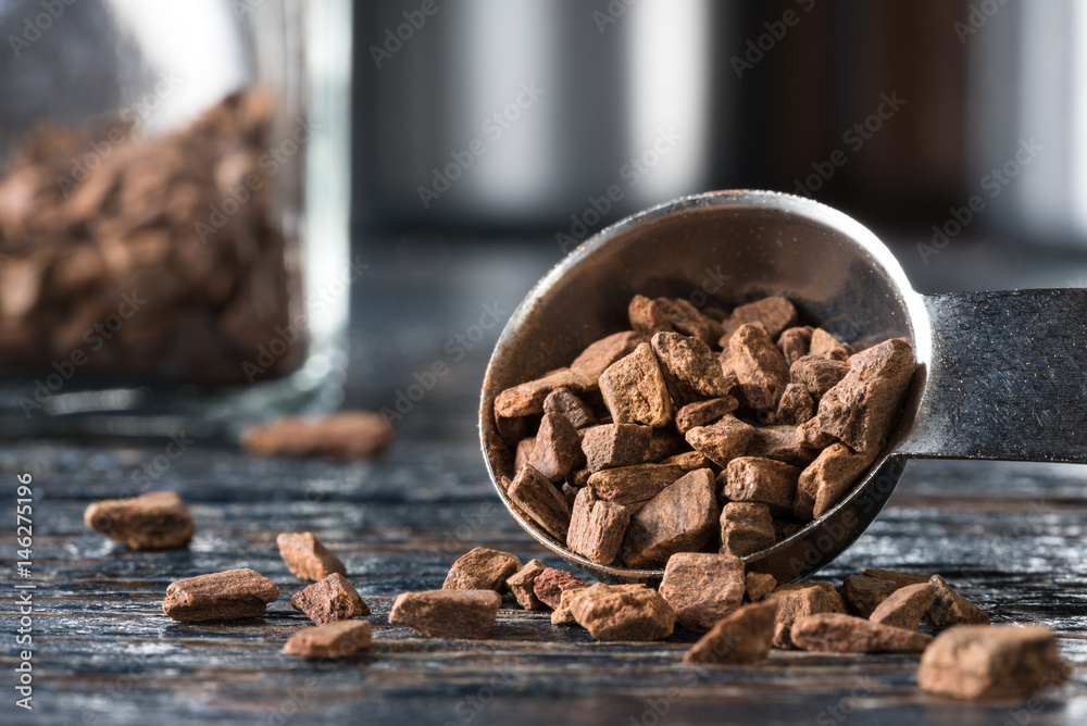 Cinnamon Chips Spilled from a Teaspoon Cinnamon Chips Spilled from a Teaspoon