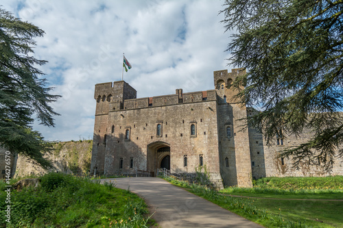 Fototapeta Naklejka Na Ścianę i Meble -  Caldicot Castle Front