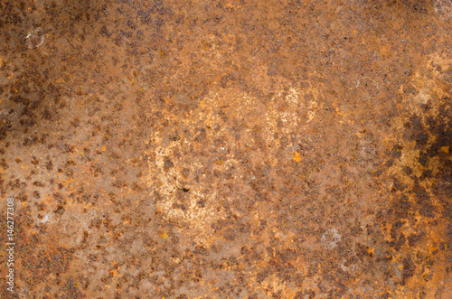 Rust on an old sheet of metal texture