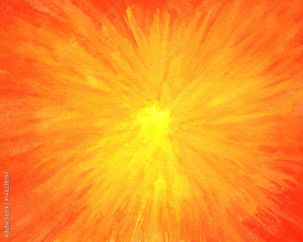 Yellow-red grunge in watercolor. Yellow-red grunge in watercolor.