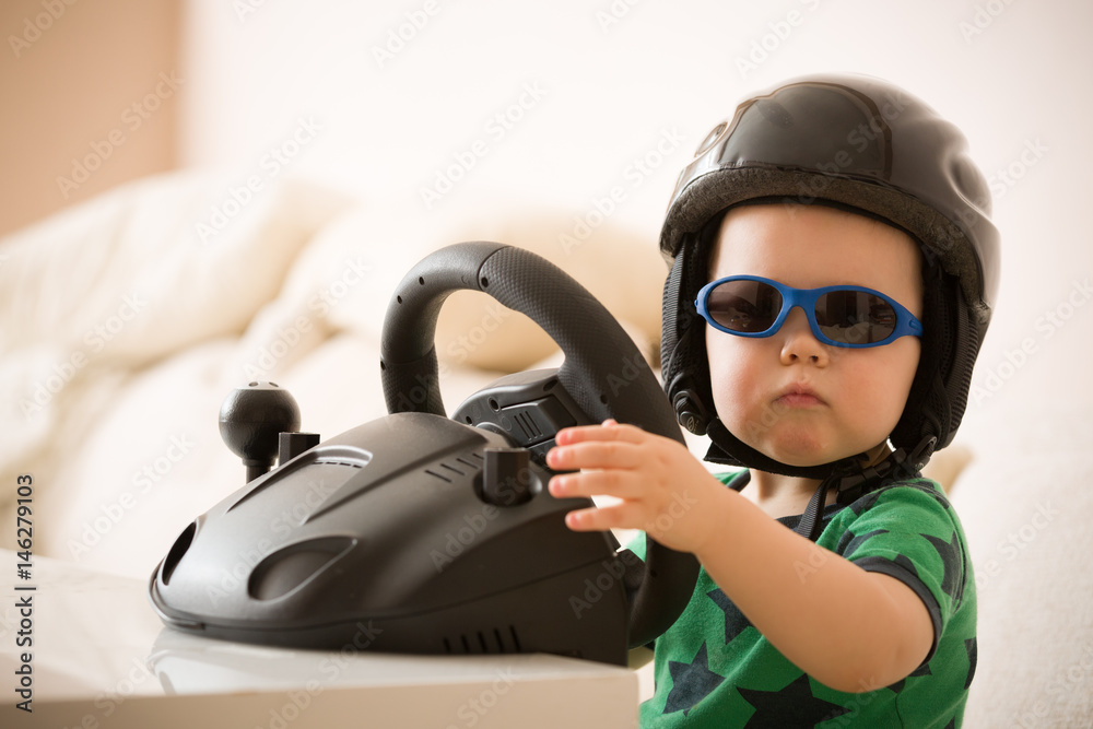 Baby car driving funny video clearance