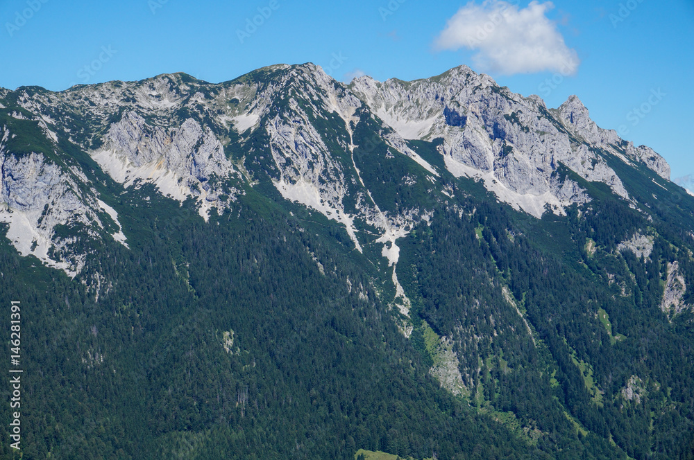 The Zahmer Kaiser Alps in Tyrol