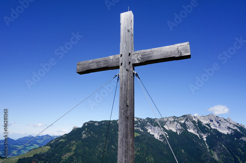 Cross in the Alps of Tyrol