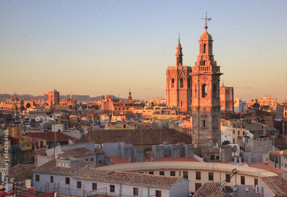 Obraz premium Valencia City at Sunrise
