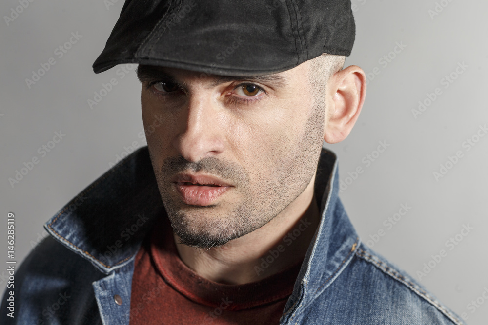 Good looking Male model in Studio Good looking Male model in Studio
