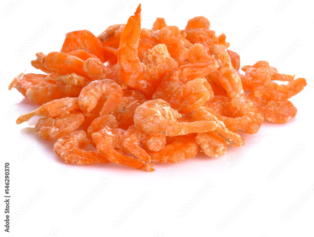 Shrimp on a white background Shrimp on a white background