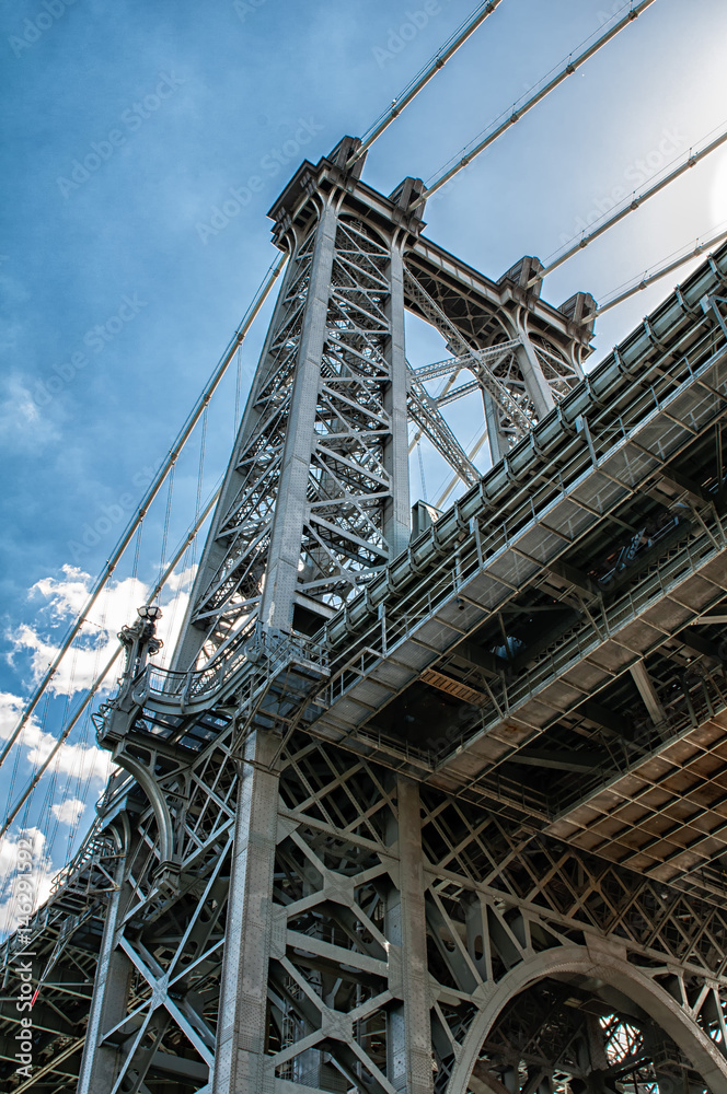 Manhattan Bridge from the Manhattan side of the East River Manhattan Bridge from the Manhattan side of the East River