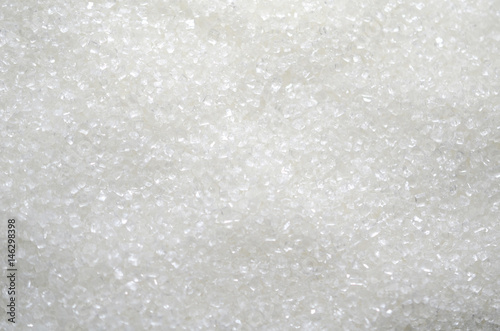 white granulated sugar background