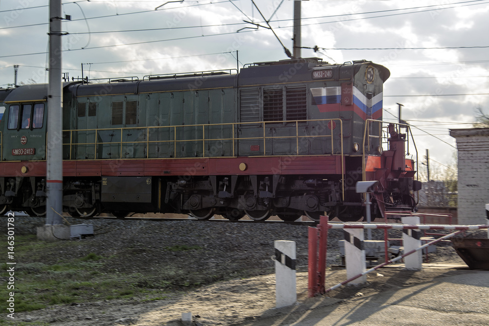 Obraz premium Wagons on the railway