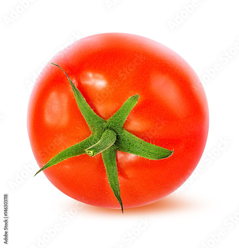     tomato isolated on white
