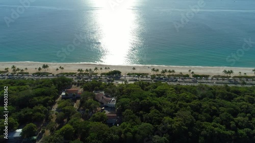 Aerial video Fort Lauderdale Beach Boulevard shot with drone photo