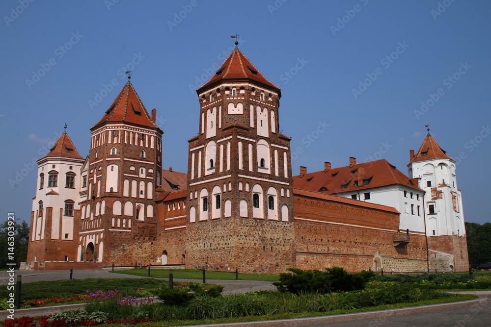 The Mir Castle. Belarus, Grodno region, Mir