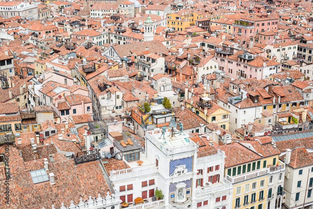 Venice from San Marco bell tower, Italy Venice from San Marco bell tower, Italy
