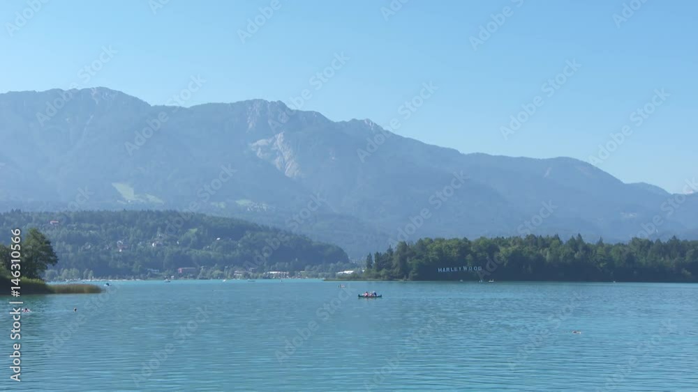 Lake and forest landscapes form the top, Faaker See in Carinthia, Austria - 3 Lake and forest landscapes form the top, Faaker See in Carinthia, Austria - 3