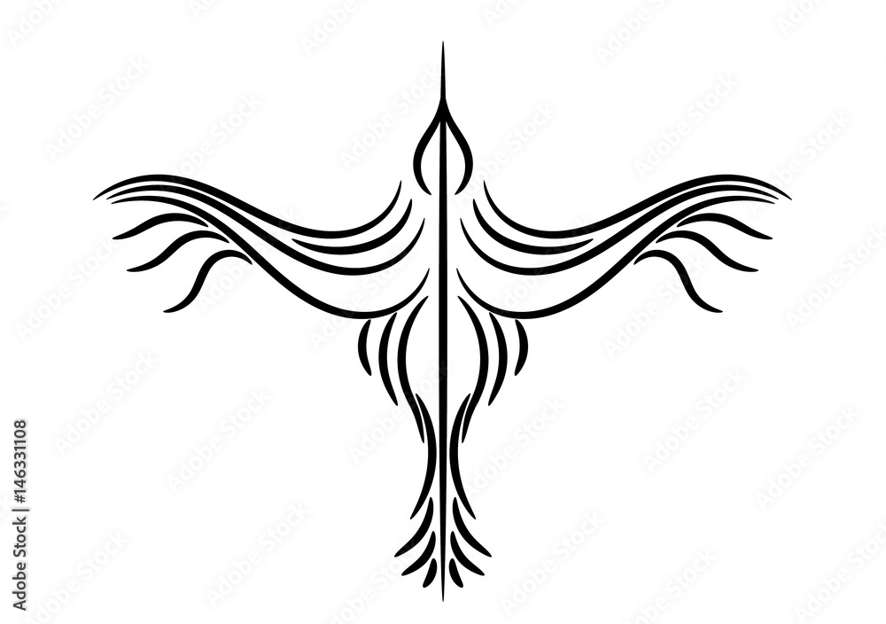 Fototapeta premium Abstract bird