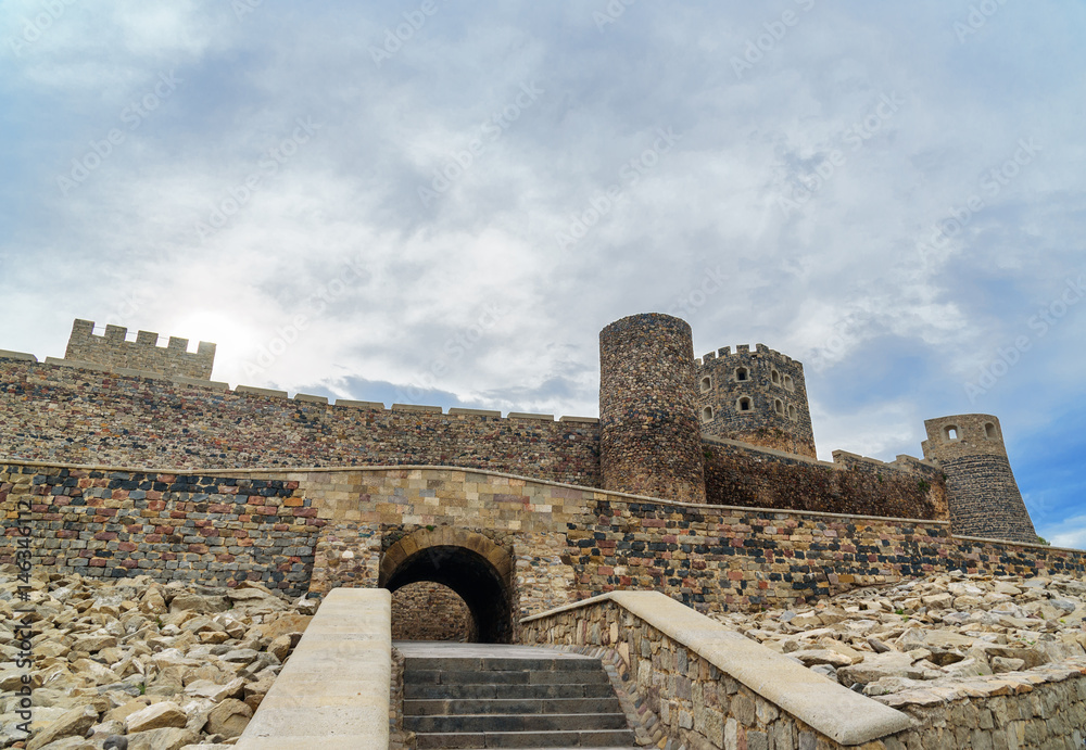 Entrance to Rabati Castle in Akhaltsikhe, Georgia