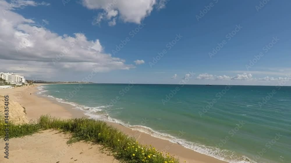 algarve coast at senhora de rocha bay in portugal
algarve coast at senhora de rocha bay in portugal