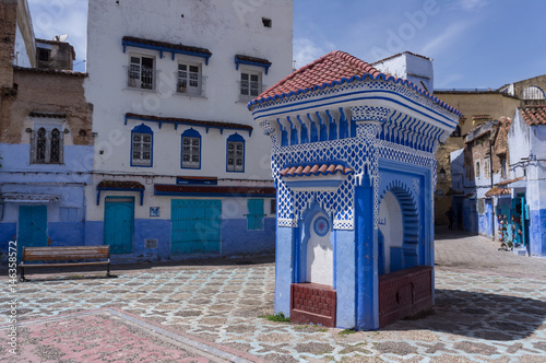 Place El Hauta, Chefchaouen, Maroc © Suzanne Plumette