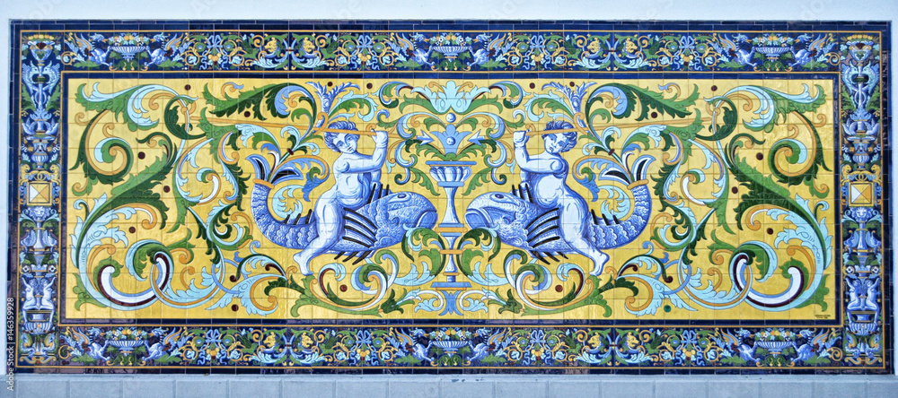 Azulejos en Sanlucar de barrameda