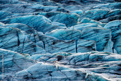 Fototapet Svinafellsjokull glacier in Iceland