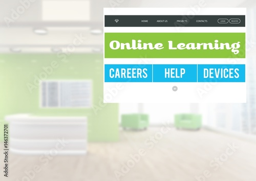 Online learning App Interface