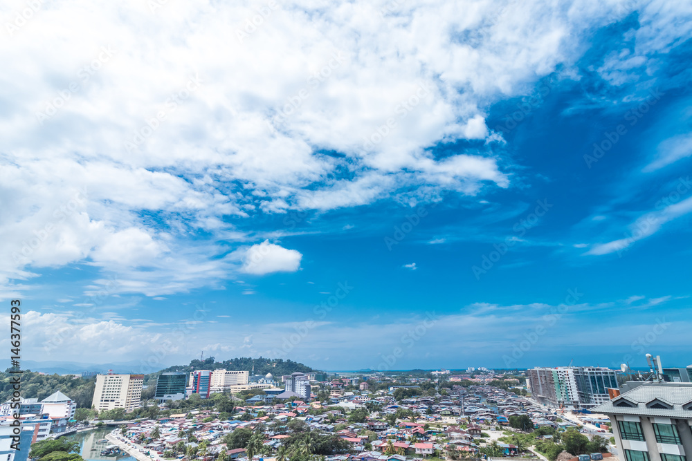 Cityscape of Kota Kinabalu, Malaysia. Cityscape of Kota Kinabalu, Malaysia.