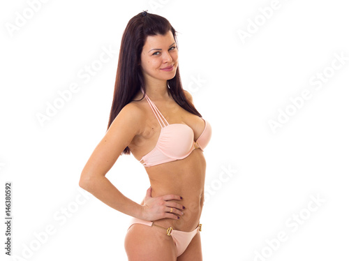 Woman in swimming suit