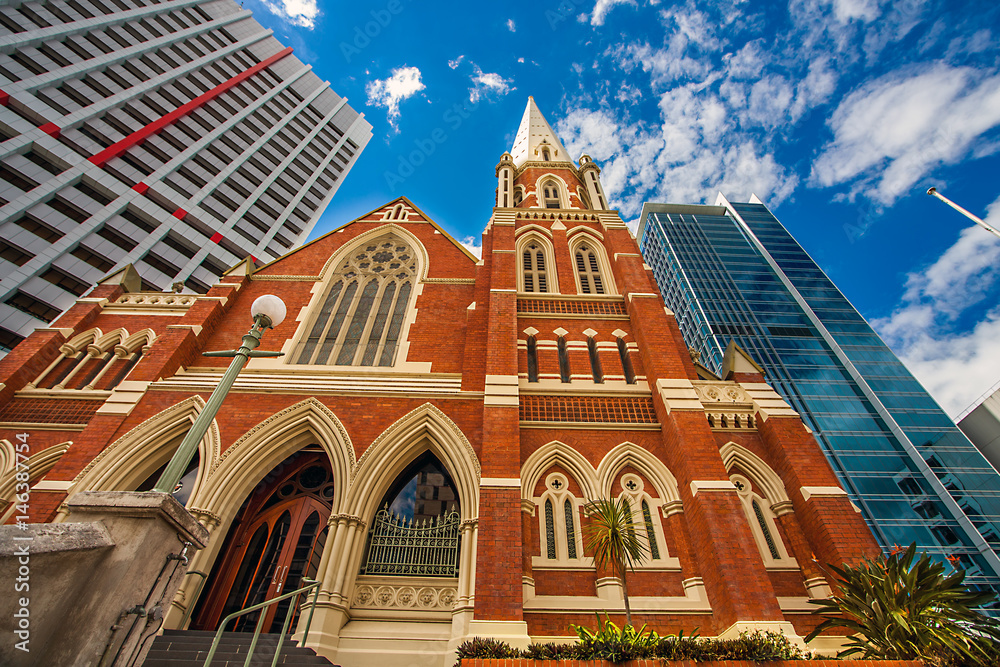 Fototapeta premium Albert Street Uniting Church Brisbane Queensland Australien