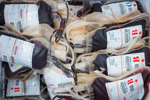 Blood bag obtained