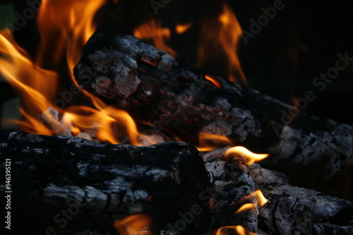 Charcoal burning