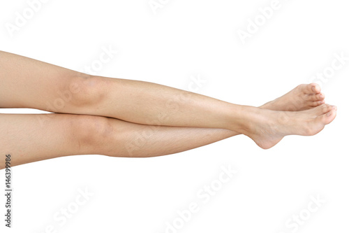 Legs women isolated on white background © sawitreelyaon