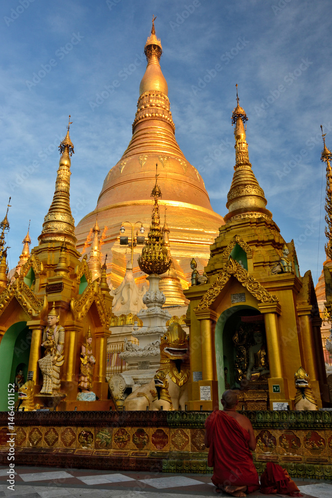Yangon Swedagon Pagoda Myanmar