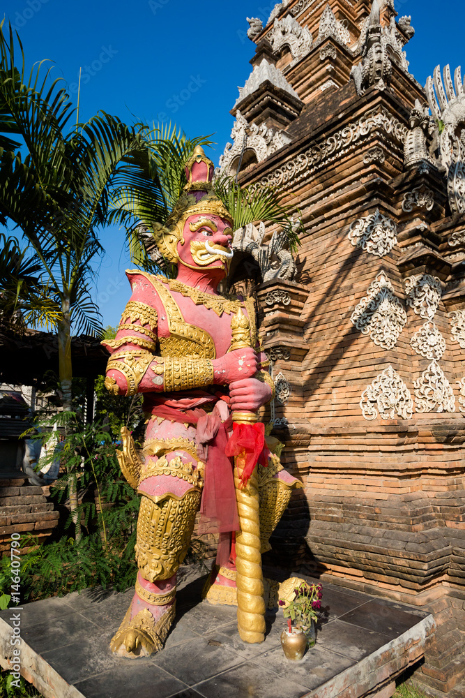 Fototapeta premium Wat Dab Phai buddhist temple