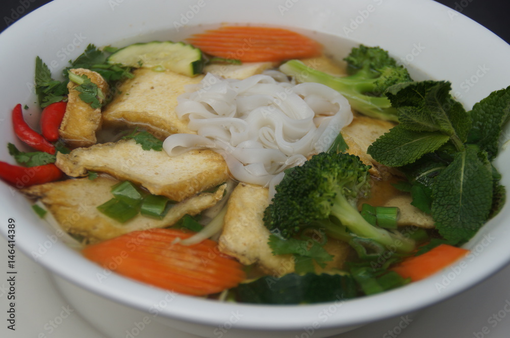 Pho Xao Tofu Vegetarian Vegetarisch chinese vietnamese food essen soup suppe Pho Xao Tofu Vegetarian Vegetarisch chinese vietnamese food essen soup suppe