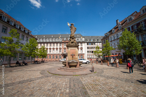 Madonna statue in Heidelberg.