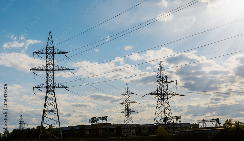 electricity transmission pylon