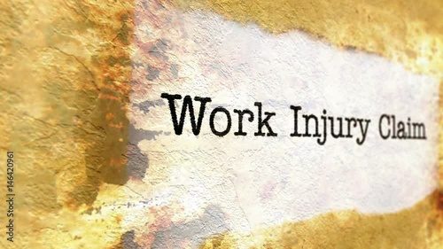 Wallpaper Mural Work injury claim grunge text Torontodigital.ca