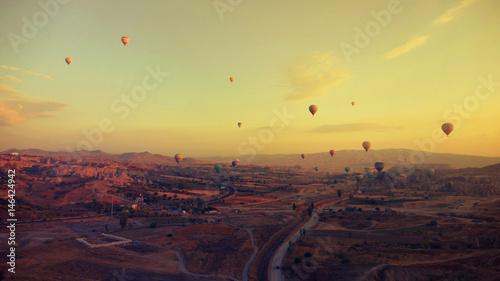 Balloon above Cappadocia